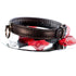 SiaLinda: Halsband echtes Elch Leder schwarz, 2 Größen, 2 O-Ringe, 20mm breit - SiaLinda.com
